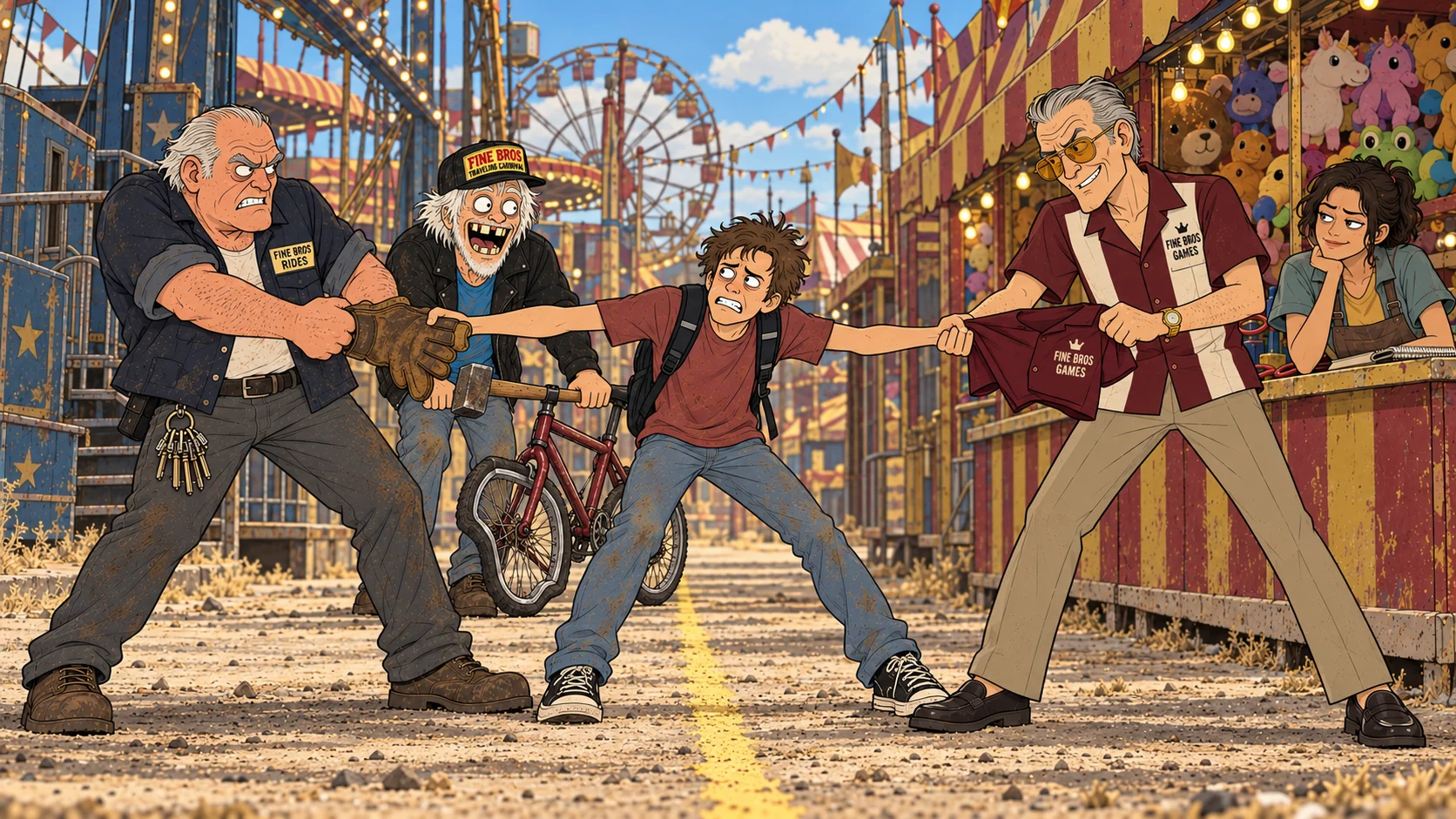 Meet the Fine brothers and the people who keep the fair turning